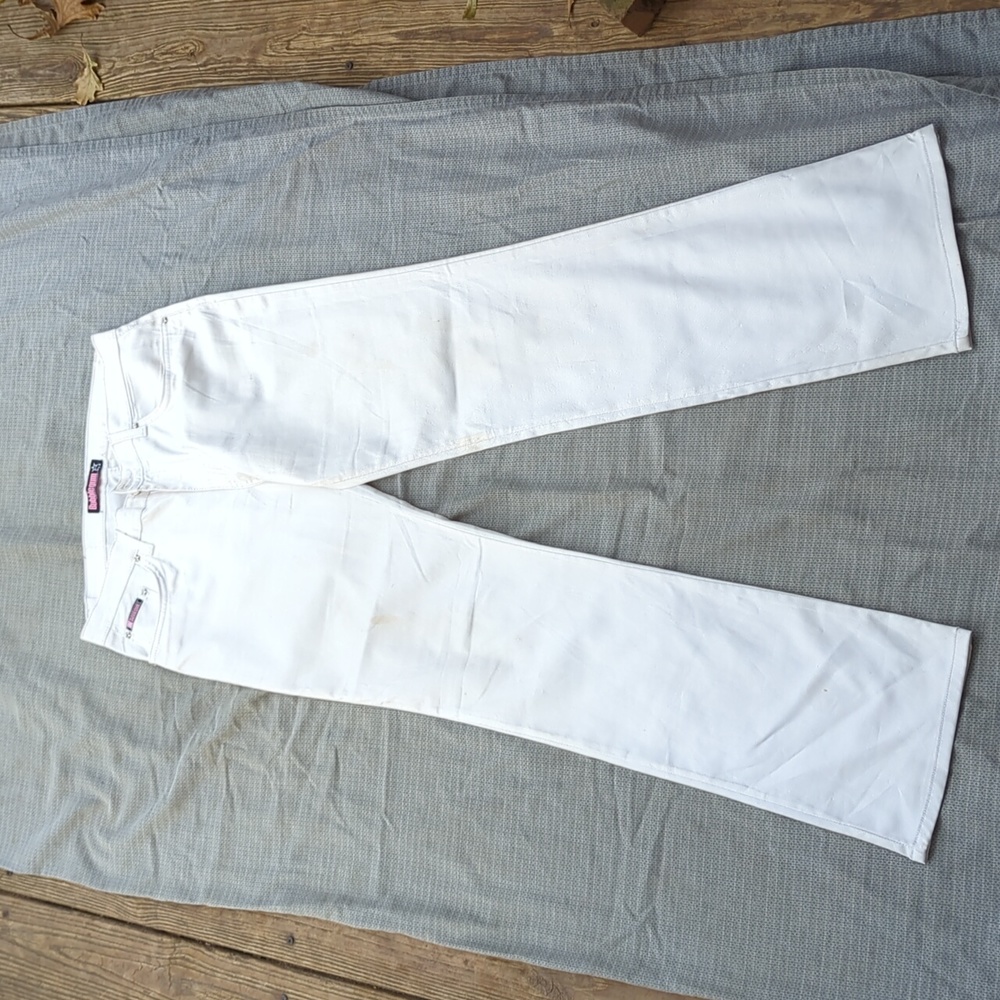 Satin stretch pants